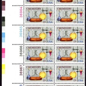 Scott #1685 Chemistry Plate Block of 12 Stamps - MNH UL