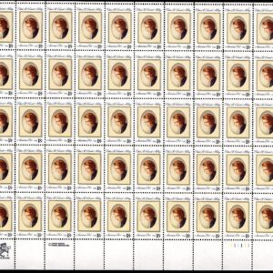 Scott #1926 Edna St. Vincent Millay Sheet of 50 Stamps - MNH P#111111-8 LR