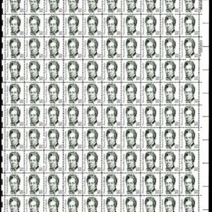 Scott #1861 Thomas H. Gallaudet Sheet of 100 Stamps - MNH P#1 LR
