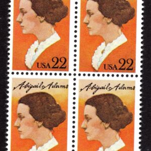 Scott #2146 Abigail Adams Block of 4 of Stamps - MNH