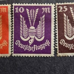 Stamp Germany Airmail 1922-23 AP3 C8, C11-14 MH