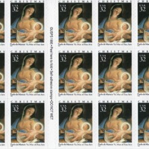 Scott #3112a MADONNA & CHILD (Matteis) Booklet of 20 Stamps - MNH P#2222-1