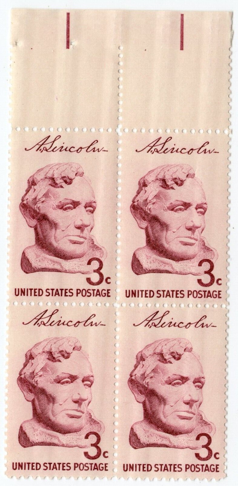 Scott #1114 Abraham Lincoln Block of 4 Stamps - MNH