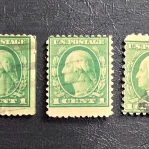 Scott 1918 #486 George Washington 1c used set of 5