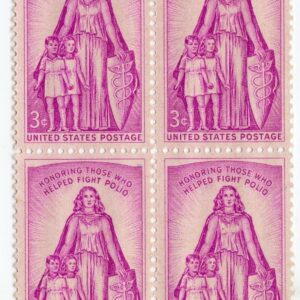 Scott #1087 Polio Block of 4 Stamps - MNH