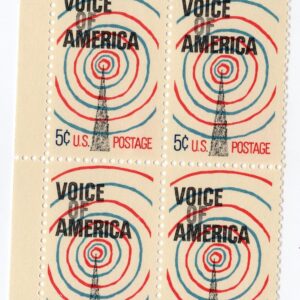 Scott #1329 Voice of America Block of 4 Stamps - MNH