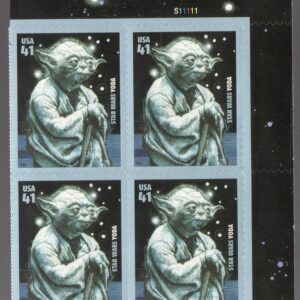Scott #4205 Star Wars - Yoda Plate Block of 4 Stamps - MNH UR
