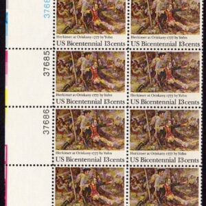 Scott #1722 Battle of Oriskany Plate Block of 16 Stamps - MNH UL PC#5