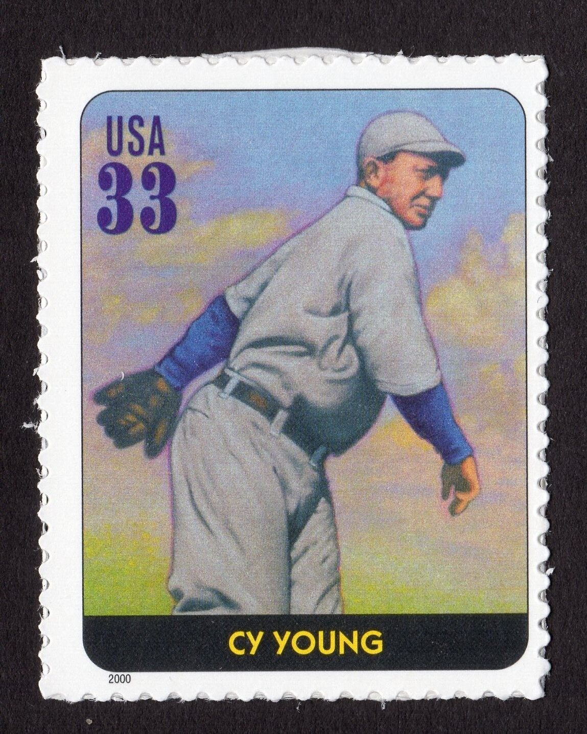 Scott #3408d Cy Young Single Stamp - MNH