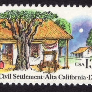 Scott #1725 Alta California Settlement Farm Houses Single Stamp - MNH
