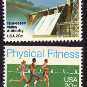 Scott #2042-2043 Physical Exercise & TVA Single Stamps - MNH