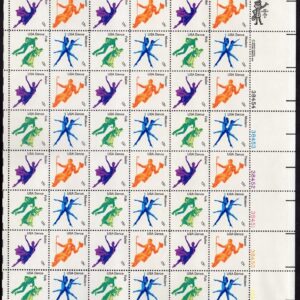 Scott #1752a (1749-1752) American Dance Full Sheet of 48 Stamps - MNH LR