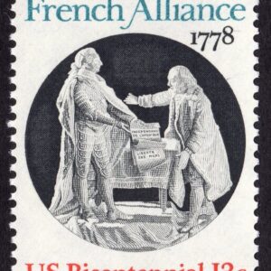 Scott #1753 French Alliance (George Washington) Single Stamp - MNH