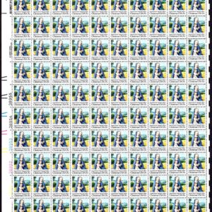 Scott #1799 Christmas Madonna (Virgin & Child) Sheet of 100 Stamps - MNH LL