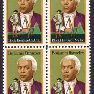 Scott #1804 Benjamin Banneker Block of 4 Stamps - MNH