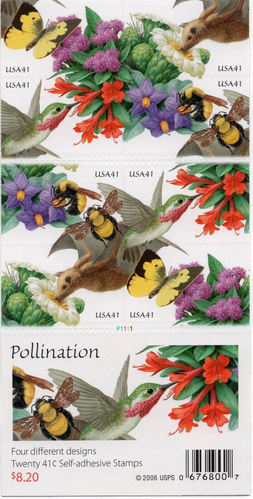 Scott #4156d Pollination Booklet of 20 Stamps - MNH
