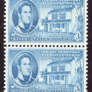 Scott #996 William Henry Harrison Indiana Pair of Stamps - MNH