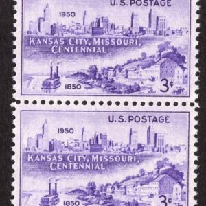 Scott #994 Kansas City Missouri Pair of Stamps - MNH