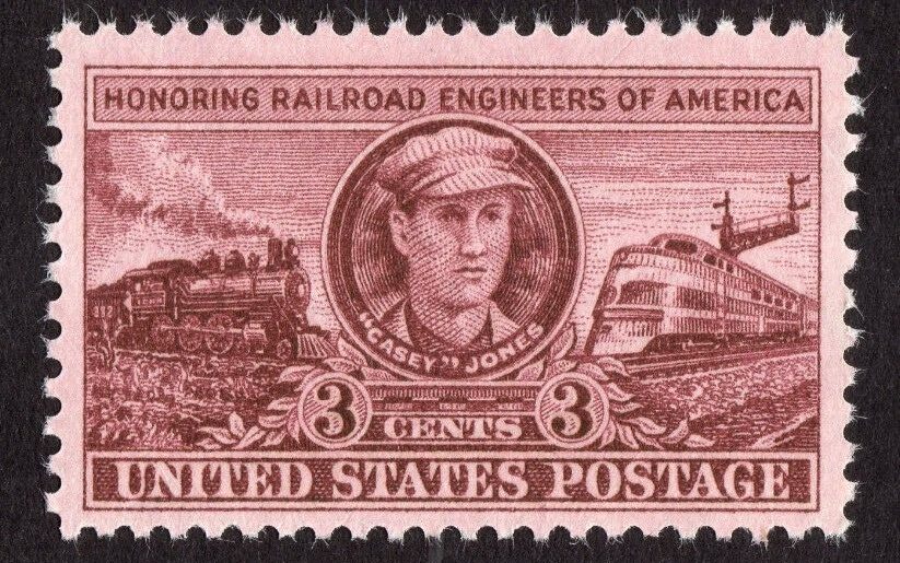 Scott #993 Casey Jones Railroad Engineer Single Stamp - MNH