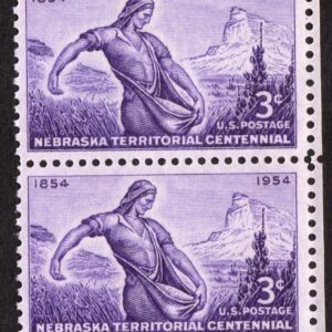 Scott #1060 Nebraska The Sower Pair of Stamps - MNH