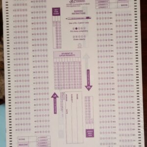 Scantron General Purpose Answer Sheet Pack Of 500 - Sealed Apperson #25490/19642