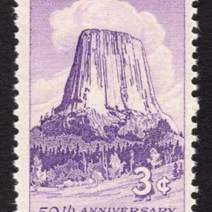 Scott #1084 Devils Tower Single Stamp - MNH