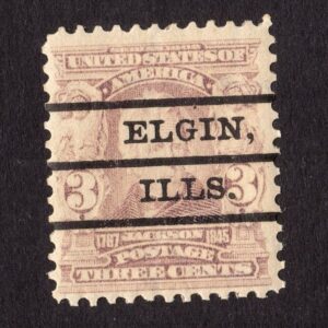Scott #302 Andrew Jackson Precancel Elgin IL Single Stamp - MNH
