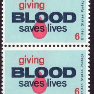 Scott #1425 Giving Blood Pair of Stamps - MNH