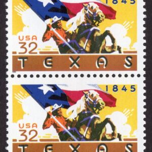 Scott #2968 Texas Longhorns Pair of 32¢ Stamps - MNH