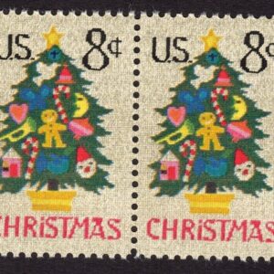 Scott #1508 Christmas Tree Pair of Stamps - MNH