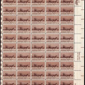 Scott #1360 Cherokee Strip Homesteads 1893 Sheet of 50 Stamps - MNH P#30372 LR
