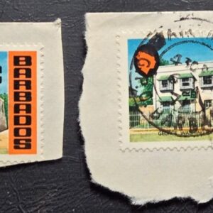 Stamp Barbados 1970 #338 x2 used