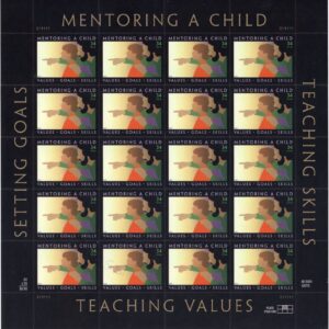 Scott #3556 Mentoring a Child (Teaching) Full Sheet of 20 Stamps - MNH