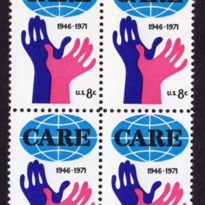 Scott #1439 CARE Block of 4 Stamps - MNH