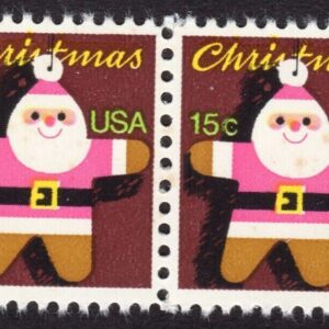 Scott #1800 Santa Ornament Pair of Stamps - MNH