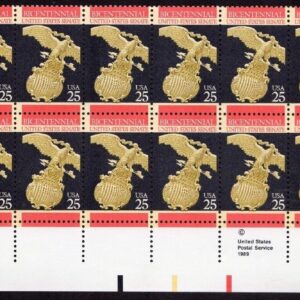 Scott #2412 House Constitutional Series Plate Block of 20 Stamps - MNH LL