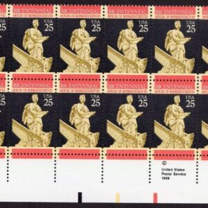 Scott #2412 House Constitutional Series Plate Block of 20 Stamps - MNH LL