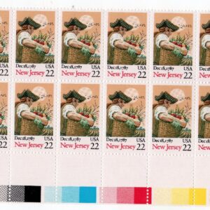 Scott #2338 New Jersey Plate Block of 20 Stamps - MNH LR