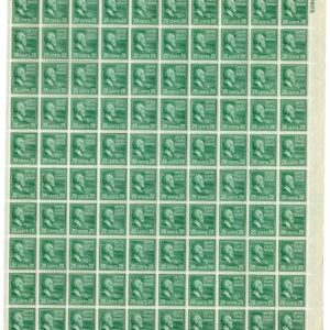Scott #825 James Garfield Prexy Sheet of 100 Stamps - MNH P#22855 UR