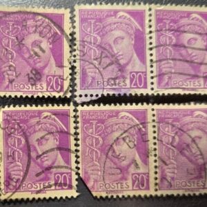 Stamp France Mercury #359 x10 used