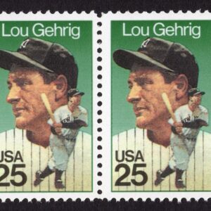 Scott #2417 Lou Gehrig Pair of Stamps - MNH