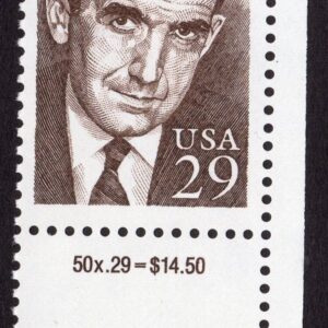 Scott #2812 Edward Murrow Single Stamp - MNH w/Price Selvage
