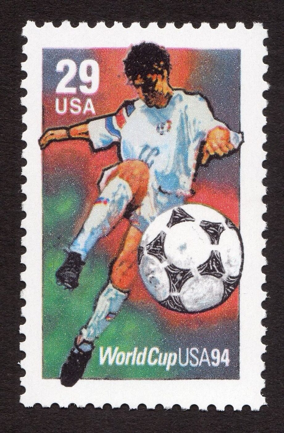 Scott #2834 World Cup Soccer 94 Single Stamp - MNH