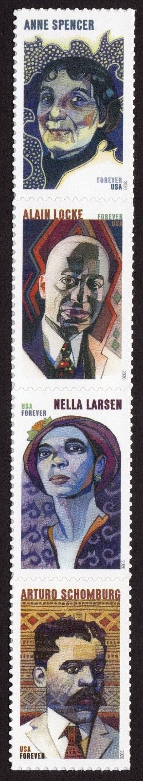 Scott #5474a (5471) Harlem Rennaissance Strip of 4 Forever Stamps - MNH Anne