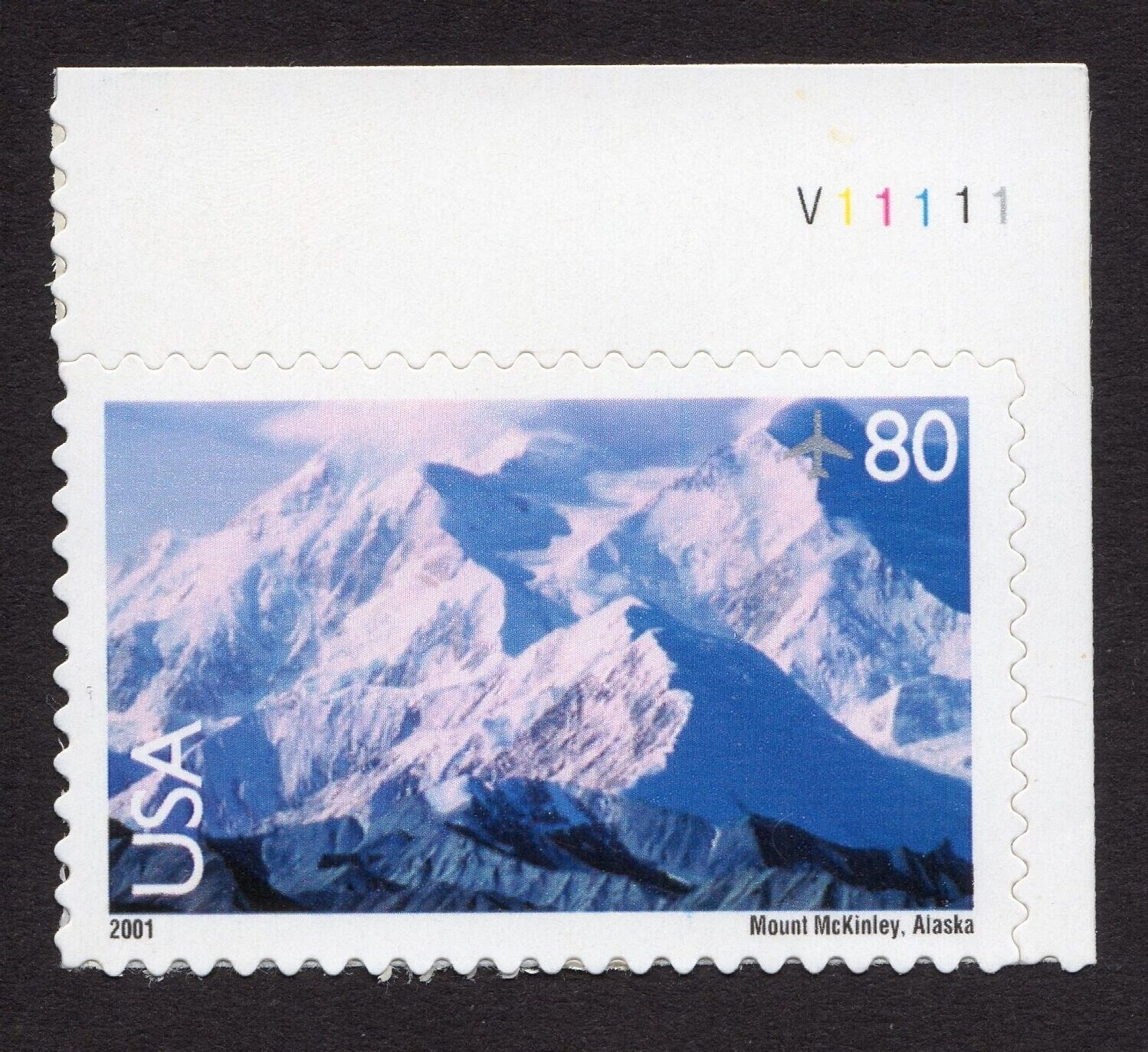 Scott #c137 Mount McKinley (Alaska) $0.80 Plate # Single Airmail Stamp - MNH UR