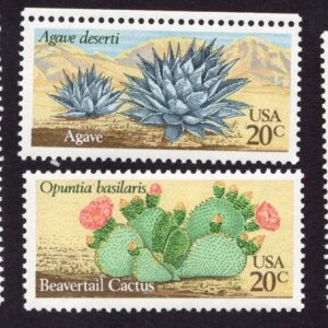 Scott #1945a (1942-45) Cactus (Desert) (4) Single Stamps - MNH