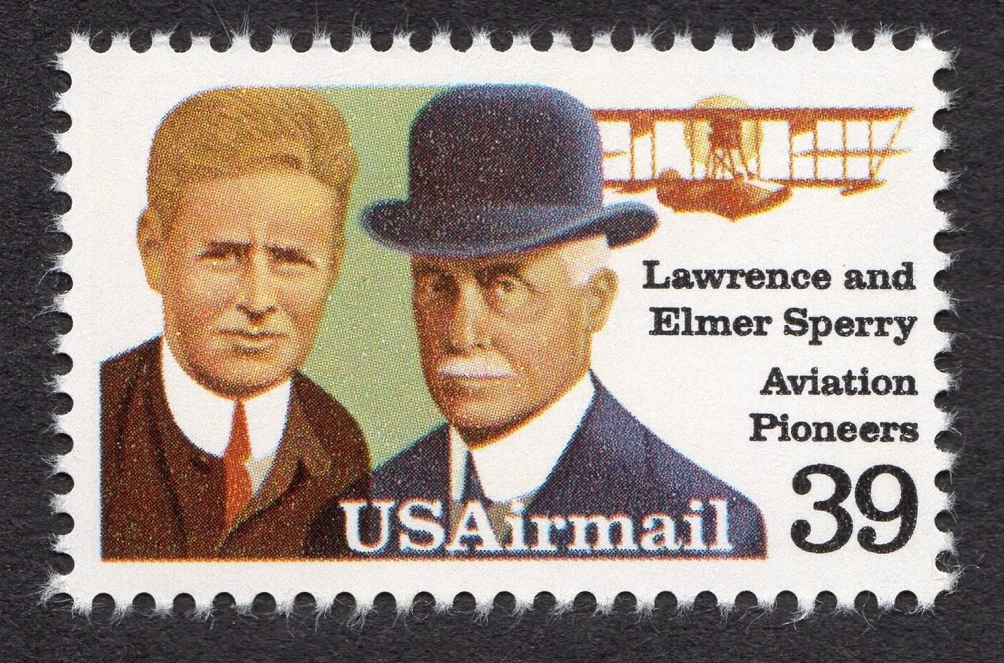Scott #c114 Lawrence & Elmer Sperry Single Stamp - MNH