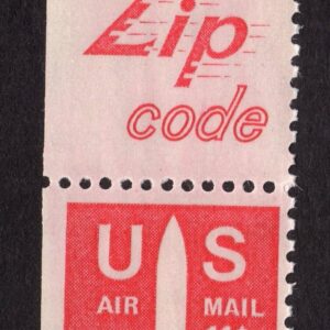 Scott #c78a Silhouette Jet Airliner Airmail Use Zip Code Single Stamp - MNH