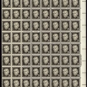 Scott #1289b George Marshall Sheet of 100 Stamps - MNH P#38939 LR Folded