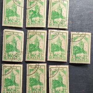 Stamp French Morocco 1939-42 A27 #150 x10 used